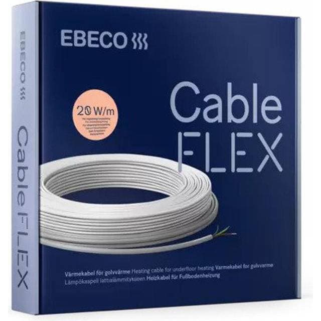 Ebeco Cableflex 20 Gulvvarmekabel 20 W M 2240W