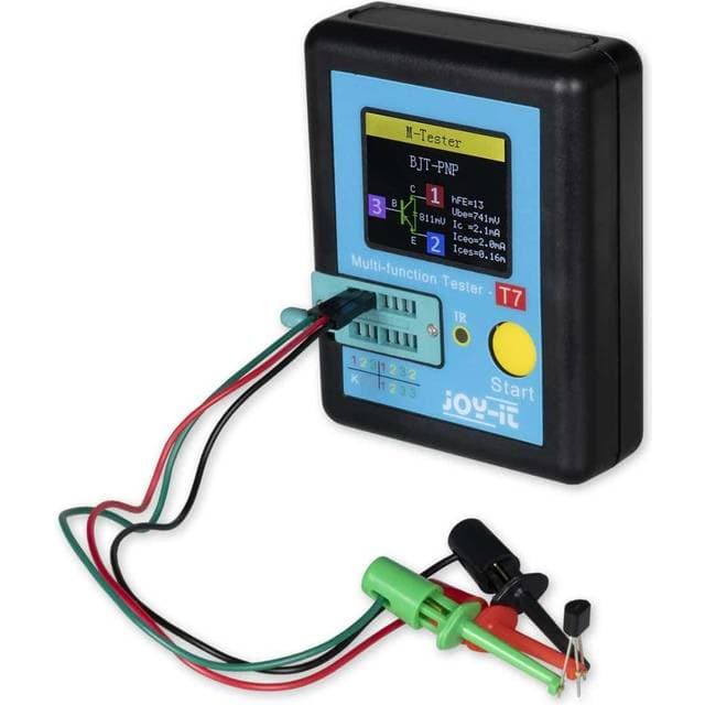 Joy-it JT-LCR-T7 Transistortester 70 mm 27 mm 90 mm