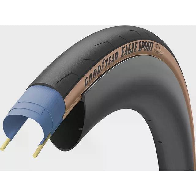 Goodyear Eagle Sport 700 25c TubeType Tan Skinwall