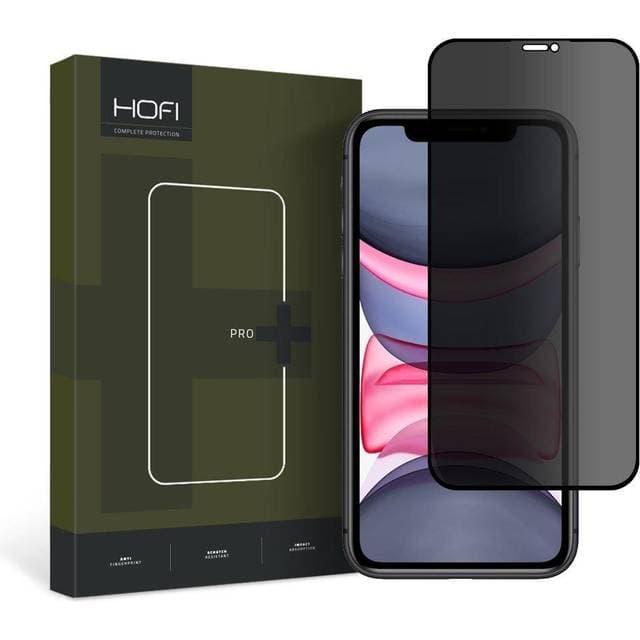 Hofi Anti Spy Pro+ Privacy Tempered Glass Screen Protector for iPhone 11/XR