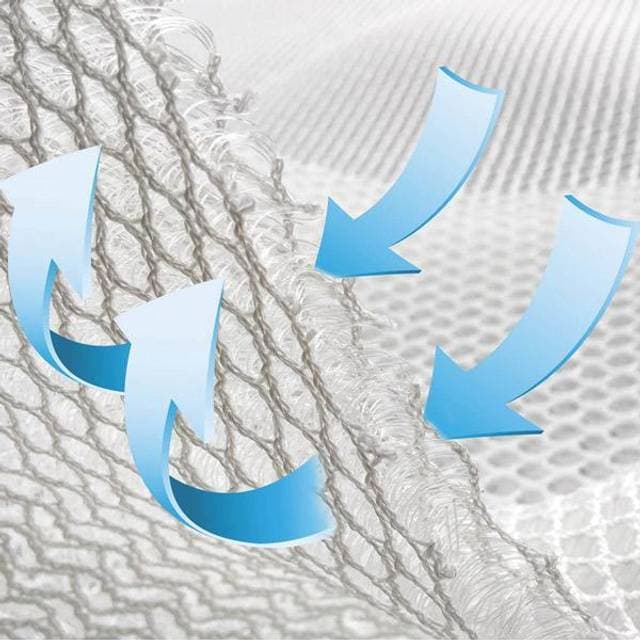 1852 Marine 1852 madras underlag 3d airmesh hvid 10mm 2 x 2m