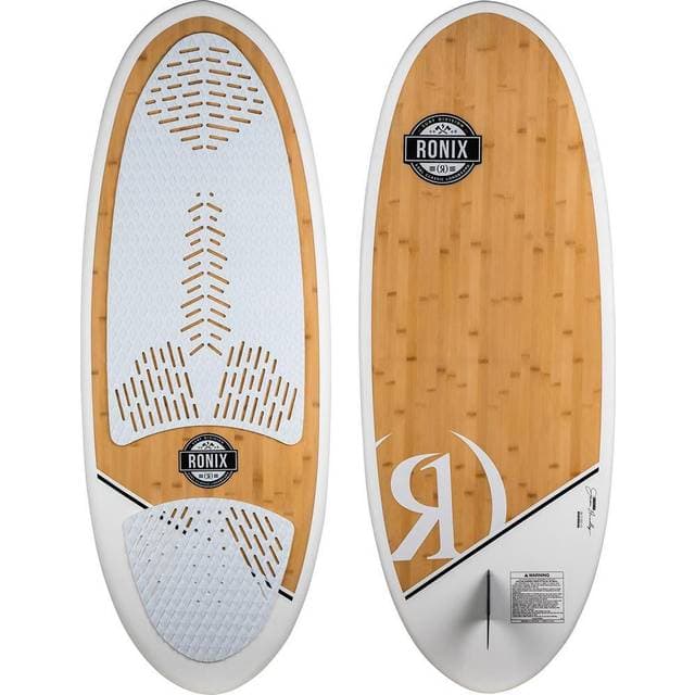 Ronix Koal Classic Longboard Wakesurfer Bamboo Wood Hvid 5'4