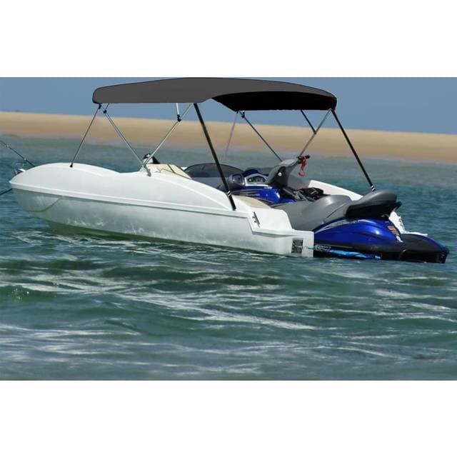 vidaXL Biminitop med 4 buer 243x230-244x137 cm antracitgrå