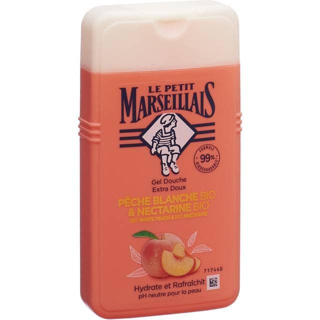 Le Petit Marseillais Petit Marseillais White Peach & Nectarine Bio Silkeagtig brusegel 250
