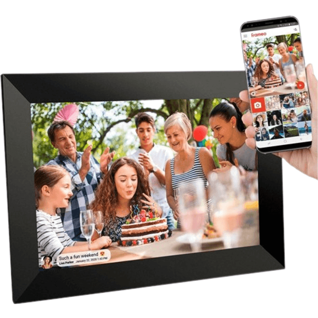 Lippa Digital Picture Frame 10 Inch Black