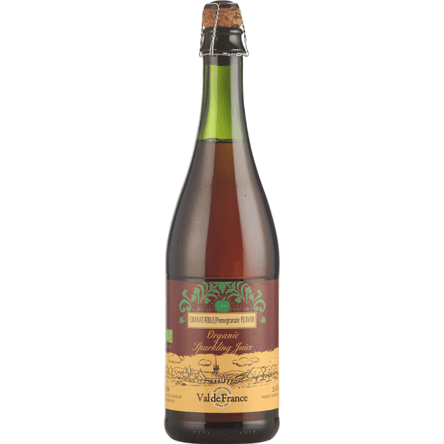 Val de France Organic Alcohol-Free Pomegranate Sparkling Cider 0.01% 75 cl
