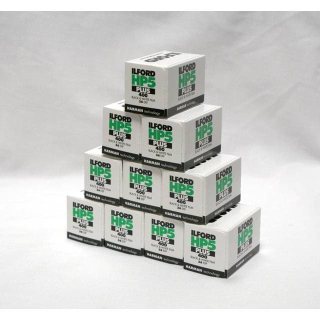 Ilford HP5+ 36 Exp B&W Film Multipack of 10 Rolls