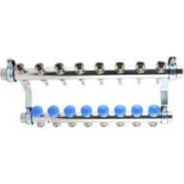 Watts Manifold 8 kredse m/flowmeter