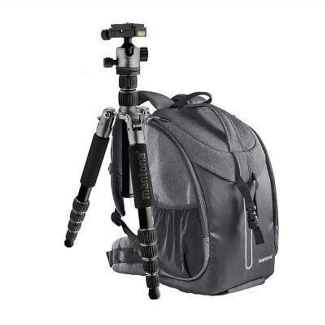 Mantona Camera Backpack Tallinn Tripod Light