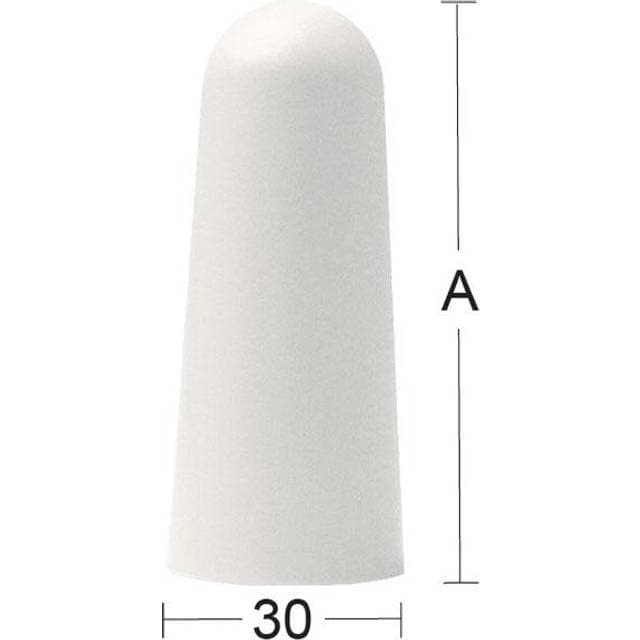 Habo dørstop plastik hvid H