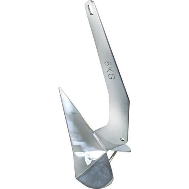 Seatec DC Delta anker 25 kg 316 RF stål tilbåde 15-17 M