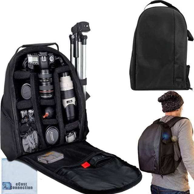 Acuvar Deluxe Digital Camera Video Padded Backpack