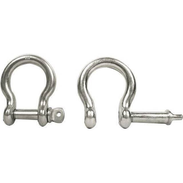 1852 Marine Lyresjækel 6mm captive pin rustfrit stål