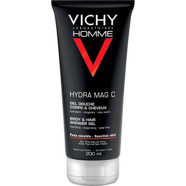 Vichy Homme Invigorating Hydra Mag-C Shower Gel 200ml