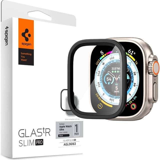 Spigen Glass tR Slim Pro Screen Protector for Apple Watch Ultra 49mm