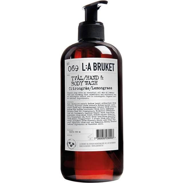 L:A Bruket 069 Hand & Body Wash Lemongrass 450ml