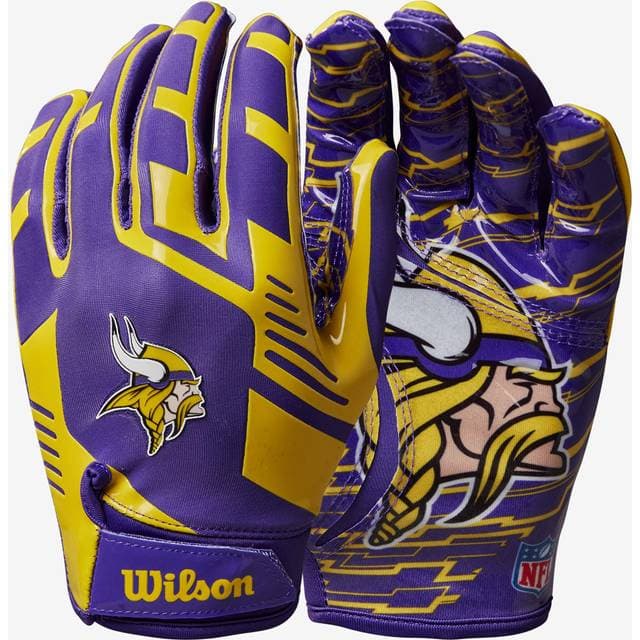 Wilson NFL Stretch Fit Minnesota Vikings - Purple/Yellow