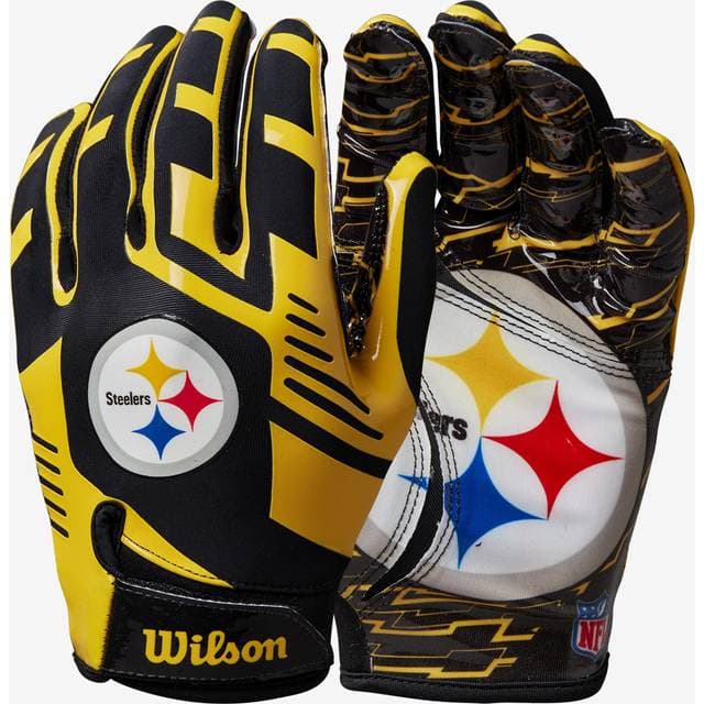 Wilson NFL Stretch Fit Pittsburgh Steelers - Black/Yellow