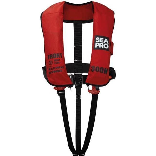 Seapro Seapro Erhvervsvest 300N m/harness, Rød