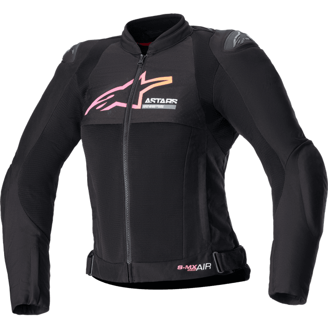 Alpinestars MC-Jakke Stella SMX Air Dame, Sort/Gul/Pink Dame