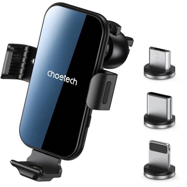 Choetech T201-F Bilholder m/Trådløs Oplader