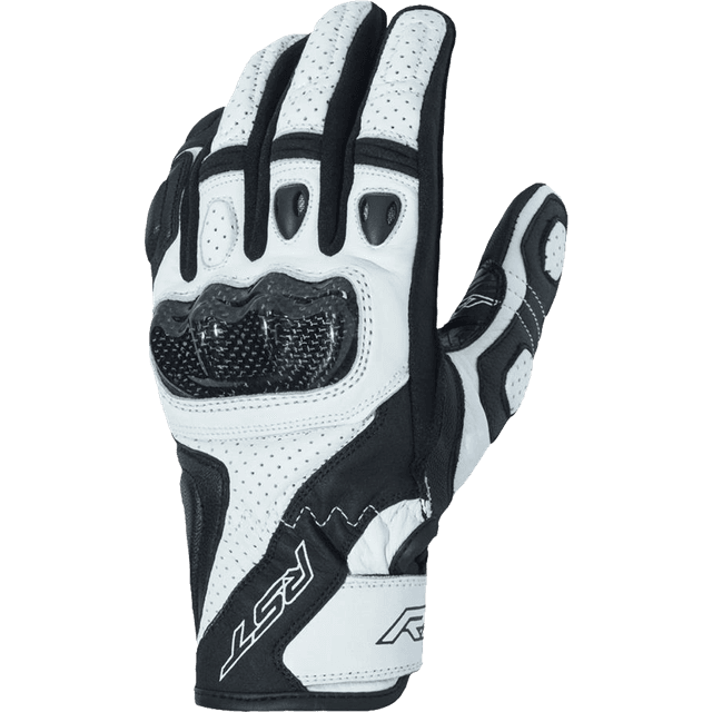 Rst MC-Handsker Stunt III, Hvid Herre, Dame