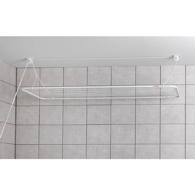 Van Der P tørrestativ med hejsefunktion 50x140 cm, hvid