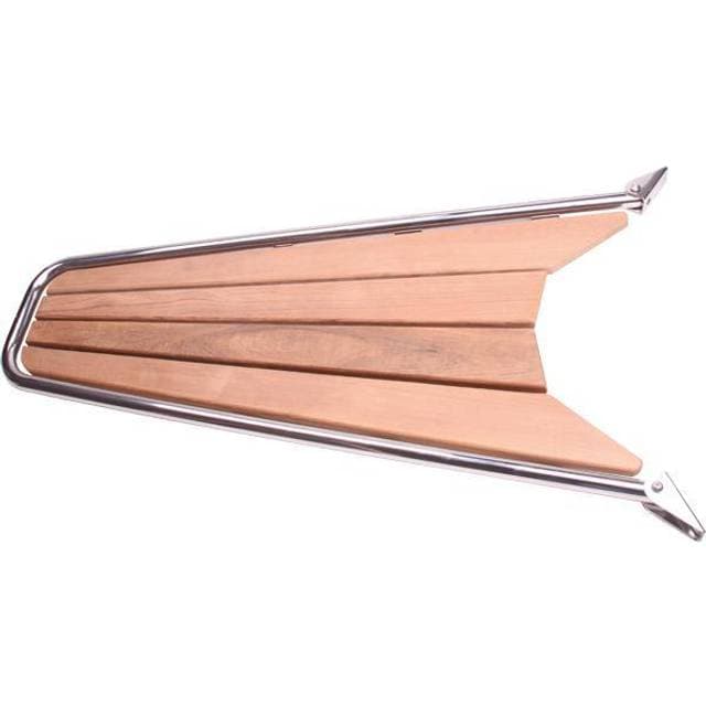 Seatec Stævnplatform med teak 115x52cm ø32mm rør