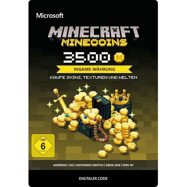 Microsoft Minecraft Minecoins Pack 3500 Coins