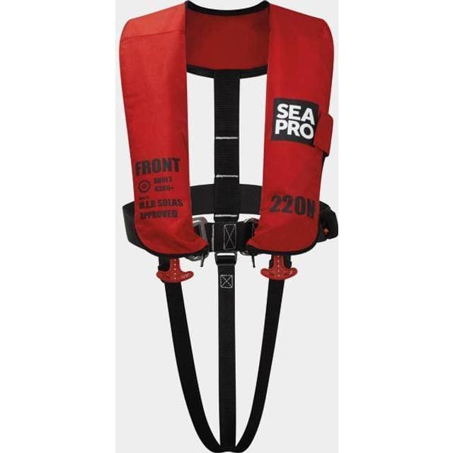 Seapro Erhvervsvest 220N m/harness, Rød
