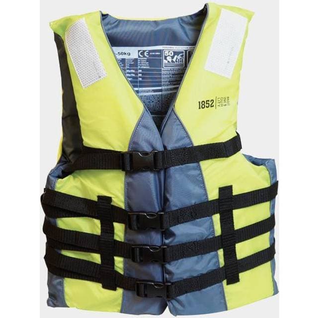 1852 Marine 1852 Svømme- og vandskivest ISO 50N, Sort/lime 50-70kg