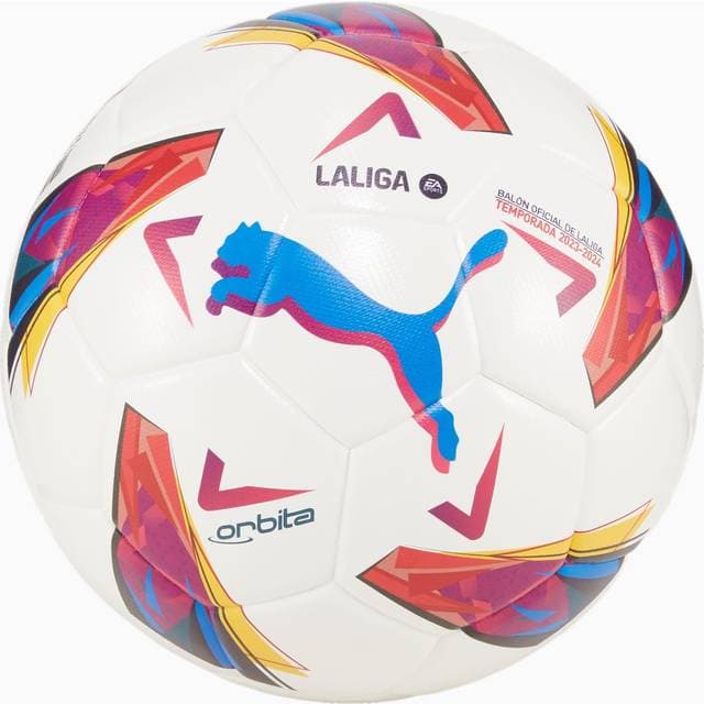 Puma Fodbold La Liga Orbita Replica Hvid/multicolor Ball SZ
