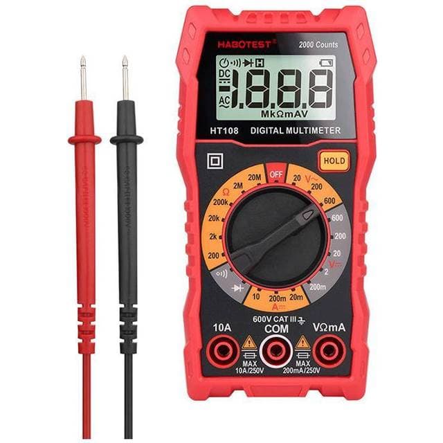 Habotest Habotest Universalt Digitalt Multimeter HT108L