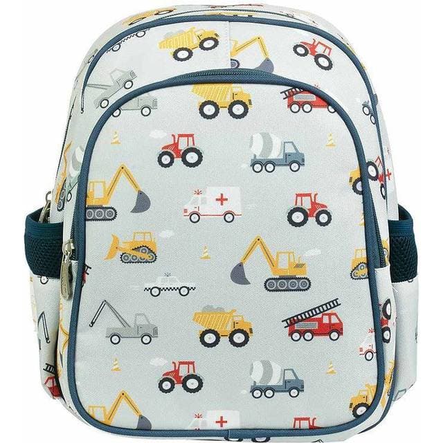 A Little Lovely Company Vehicles Backpack - Blue
