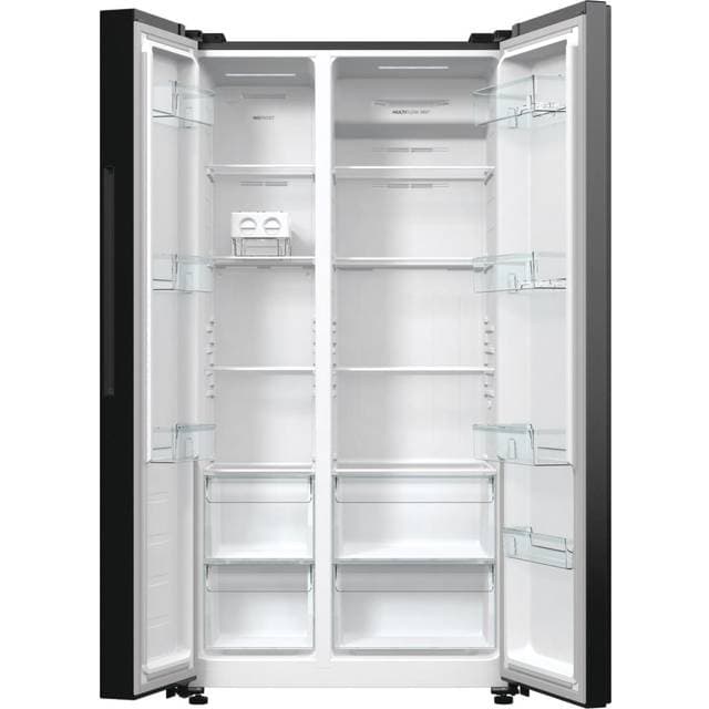 Gorenje NRR9185EABXL Fritstående Amerikansk Dør Berøring LED