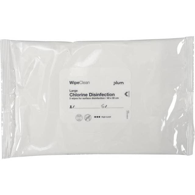 Plum WipeClean Chlorine Disinfection, large. 5 stk.