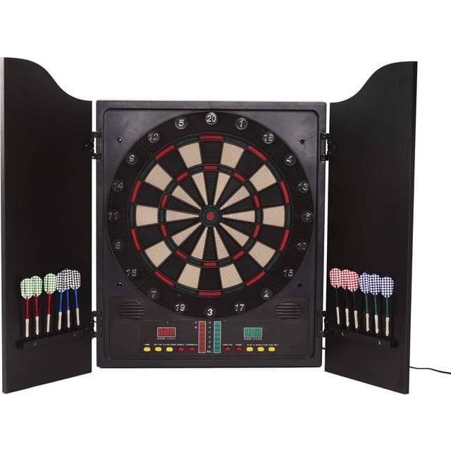 Nordic Games Elektronisk Dartskive i dartskab med dartpile