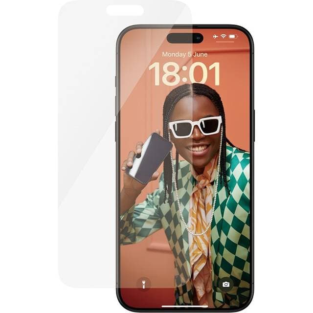 PanzerGlass Classic Fit Screen Protector for iPhone 15 Pro Max