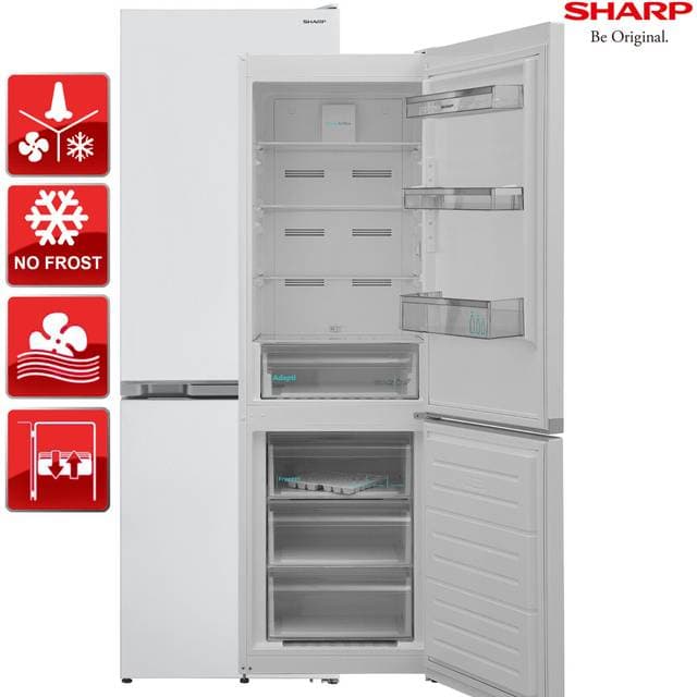 Sharp SJ-BA09RMXWC-EU Fritstående 294 L C Hvid