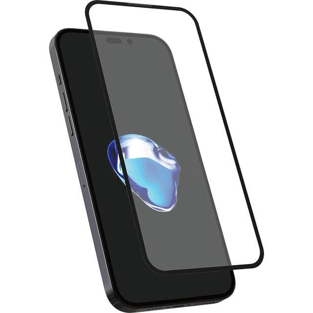 Holdit Skærmbeskyttelse Heldækkende Sort Ramme iPhone 15