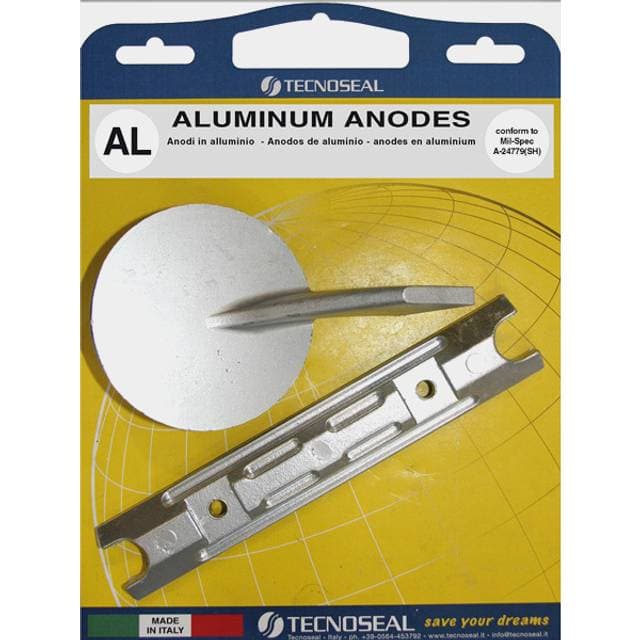 Tecnoseal Alu anode kit til yamaha 60-90hk 2 takt
