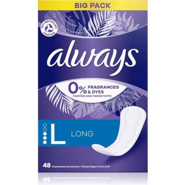 Always Daily Protect Long trusseindlæg Parfumefri