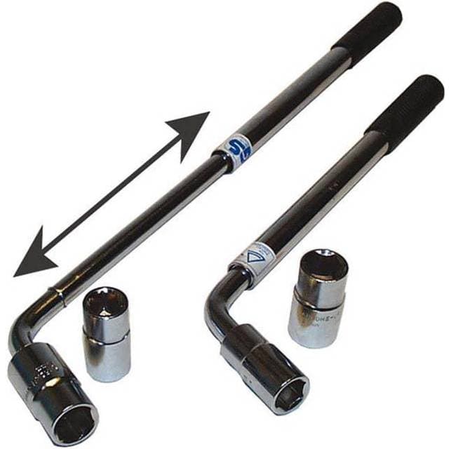 Avant hjulnøgle m. teleskoparm 17/19 21/23mm