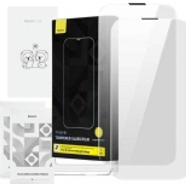 Baseus Tempered Glass Corning for iPhone 13 Pro Max/14 Plus with built-in dust filter Bestillingsvare, 6-7 levering