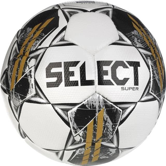 Select Fodbold Super V23 Hvid/sort/guld Ball SZ