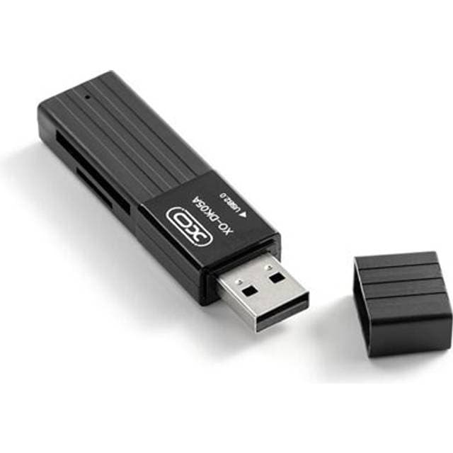 Xo Hukommelseskortlæser 2i1 DK05A USB 2.0 Sort
