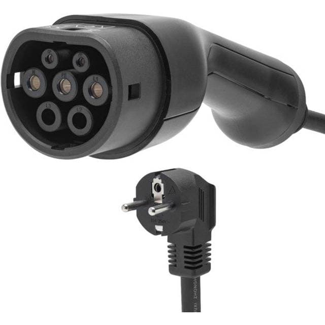 Luxorparts e-Charge Schuko Type 2 Ladekabel 5 m