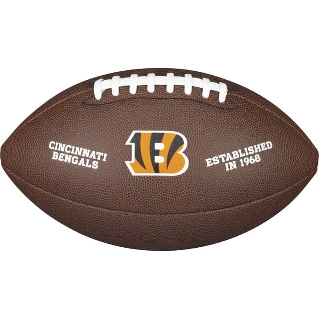 Wilson NFL Team Logo Composite Football Cincinnati Bengals Brown