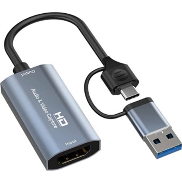 MTP Products 4K HDMI til USB-C/USB-A Video Capture Card