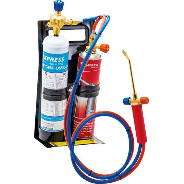 Express svejsesæt m/flasker, slange brænder 3189640929036
